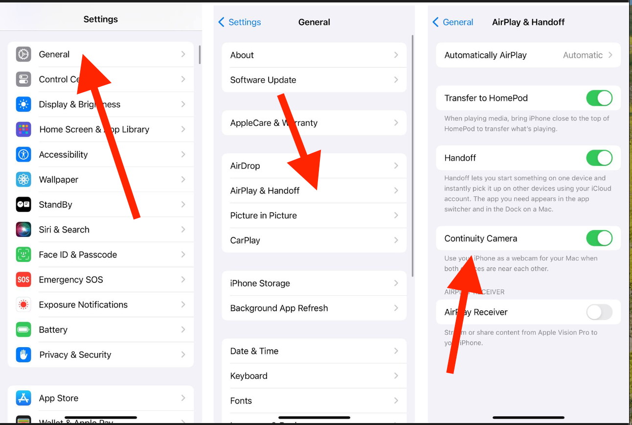 How to Use iPhone Continuity Camera with Waveroom